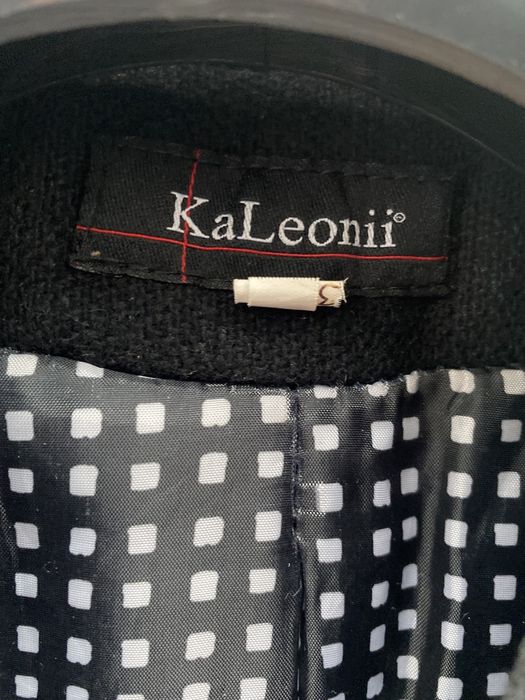 Płaszcz męski, czarny, M/L, KaLeonii