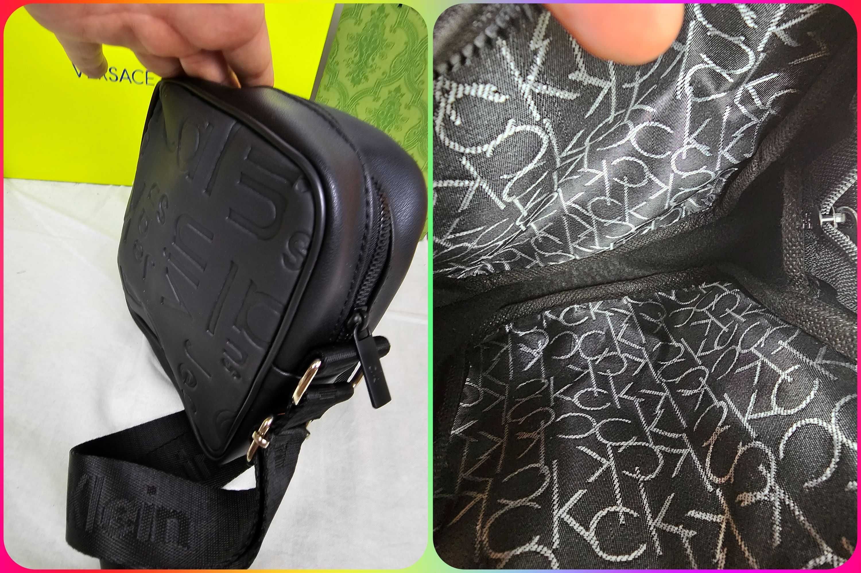 Listonoszka saszetka mniejsza Calvin Klein torba czarna CK