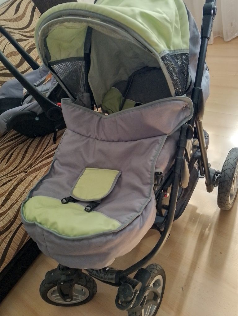 Wózek Hi Treeco 3w1 na pompowanych kołach