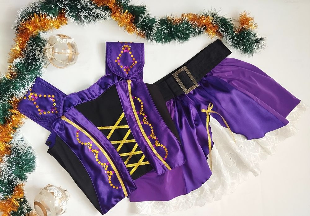 Костюм піратки  на Новий рік ,на  7-8 років