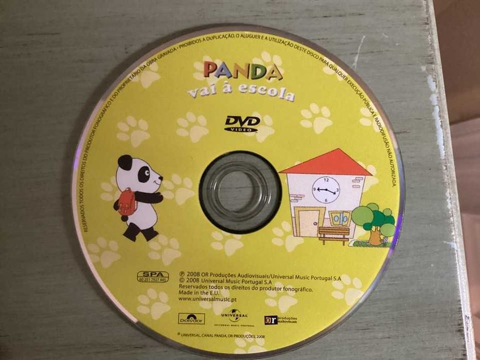 Panda vai a escola DVD- portes CTT gratis