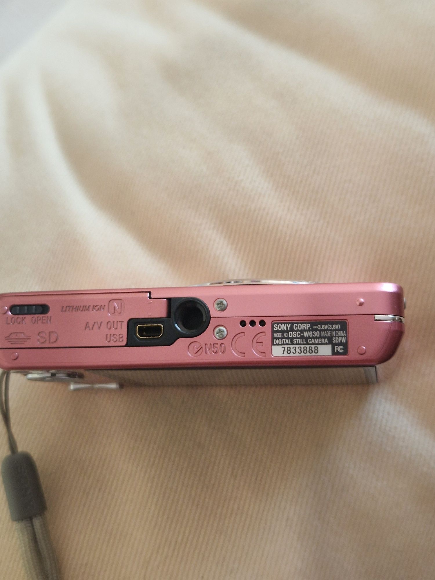 Cyber-shot Sony DSC W 630 Pink (16.1 MP)