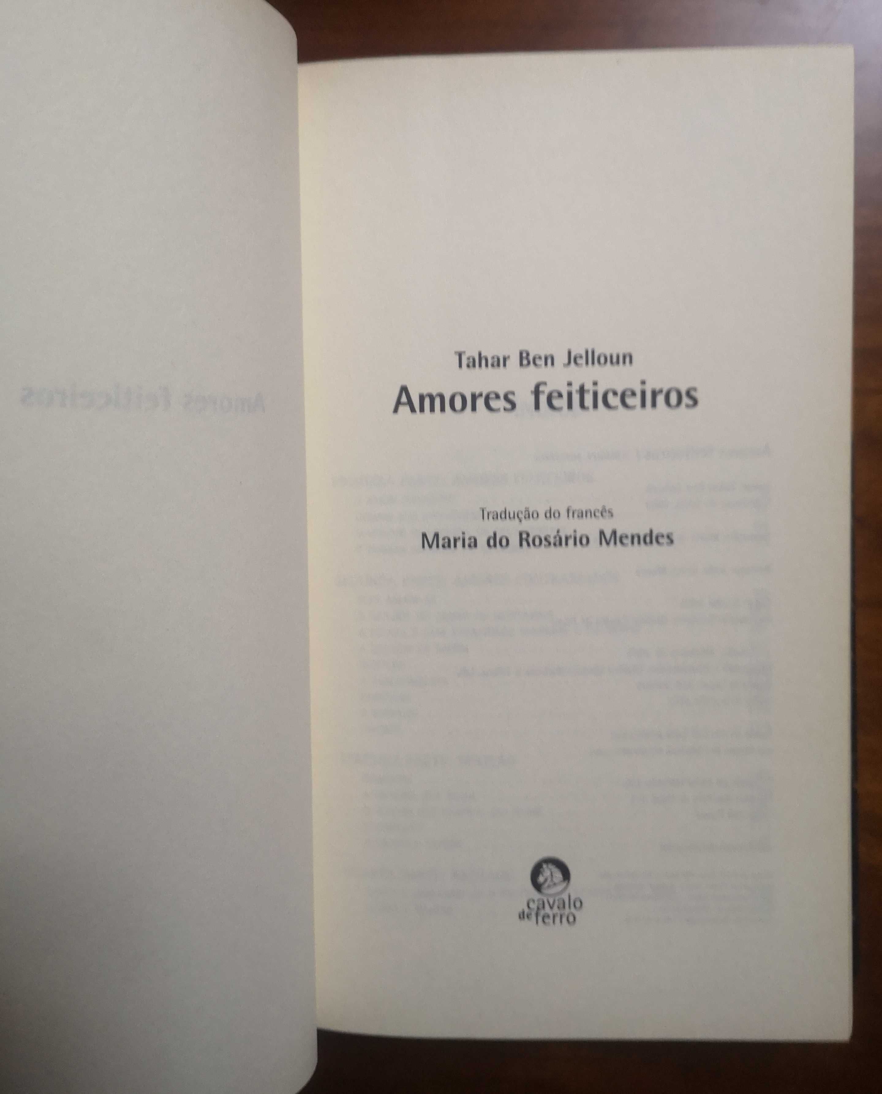 "Amores Feiticeiros" de Tahar Ben Jelloun