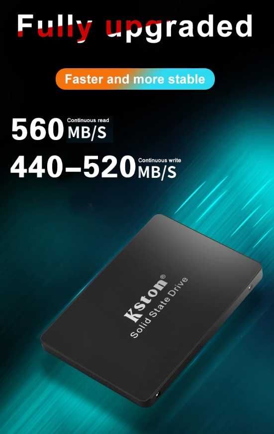 Жесткий диск 2,5 SSD Kston256Gb Новый в упаковке Sata3  6Gb\s