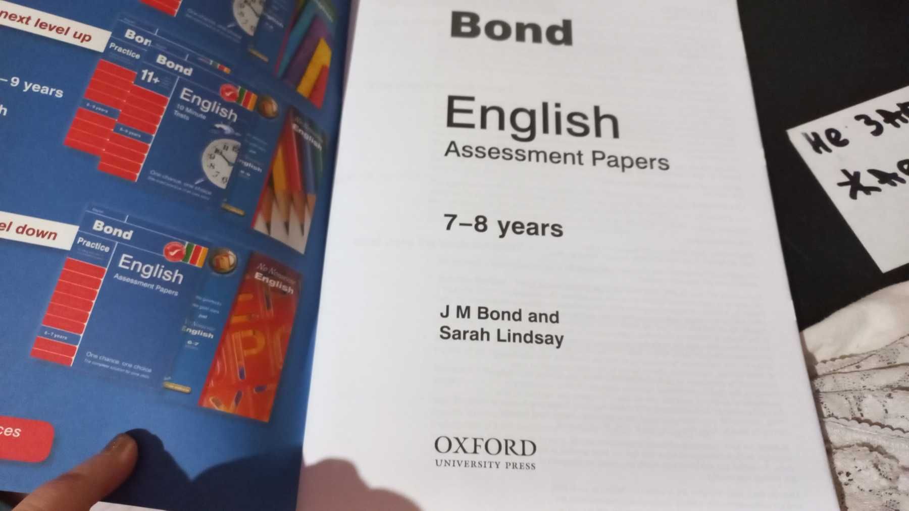 учебник английский bond english assessment papers 7-8 years answers