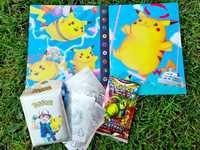 Nowy super zestaw album A5 na karty Pokemon + karty Pokemon - zabawki