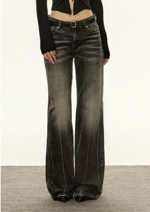 Джинси чорні y2k