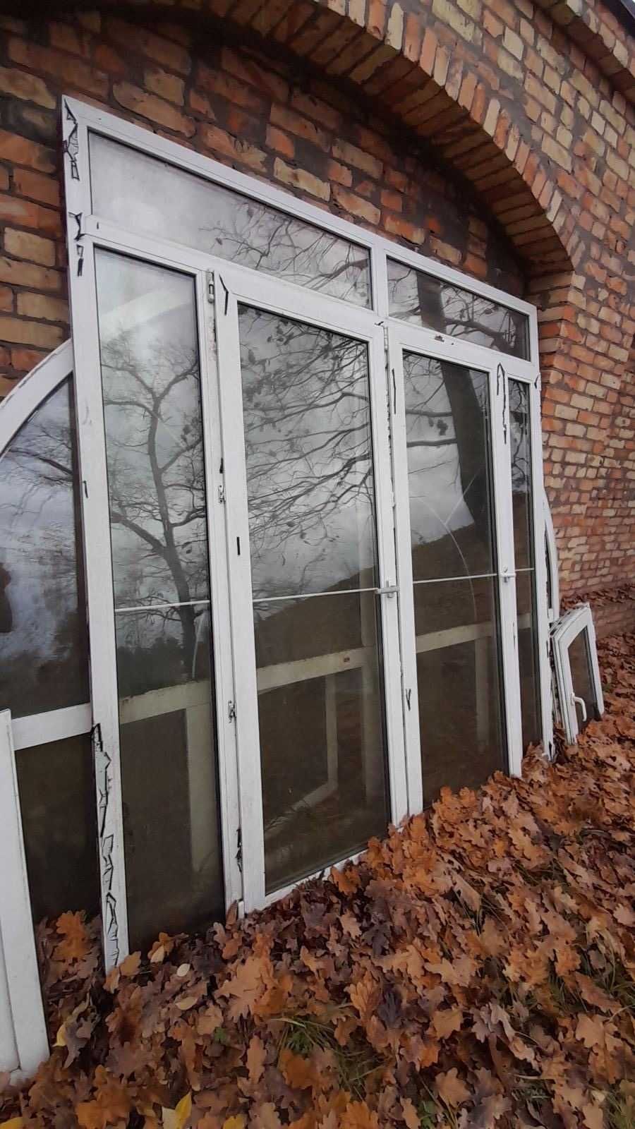 Вікно металопластикові з дверима