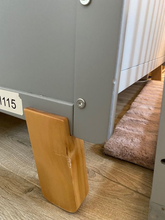 Łóżeczko dziecięce 120x60 Kinderkraft Nico szare