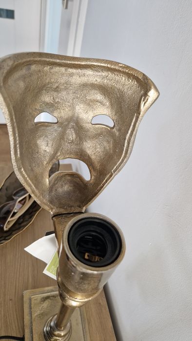 Oryginalna Lampa Maska Diga Colmore NA PREZENT Raw Bronze Aluminium