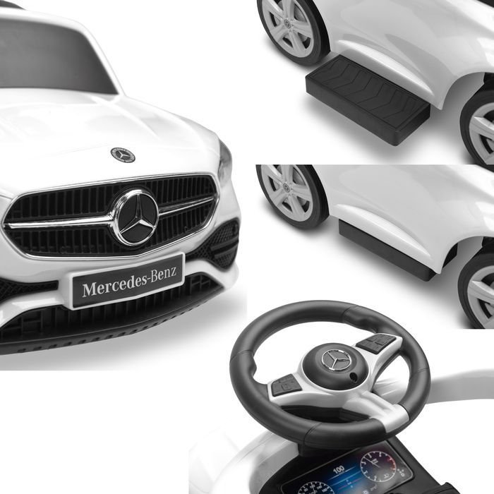 Jeździk Mercedes C-Class biały samochód samochodzik dla dzieci auto