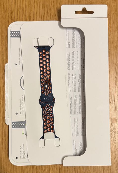 Pasek Nike Sport Band Blue Flame S/M 46mm do Apple Watch