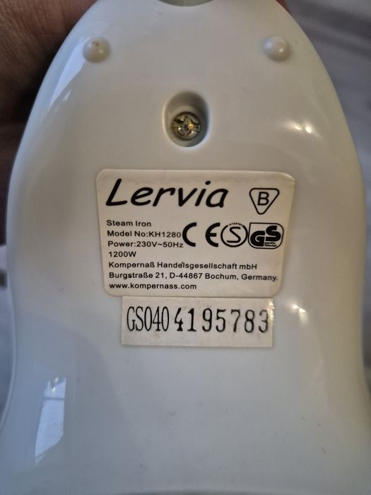 Żelazko Lervia 1200W KH 1280 Parowe turbo para