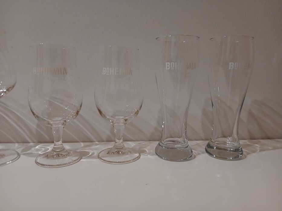 Conjunto de seis copos para cerveja