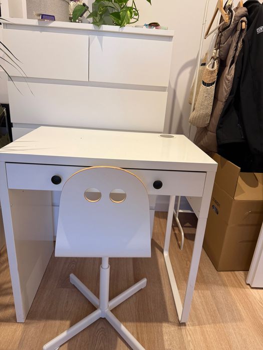 Biurko i krzesło ikea