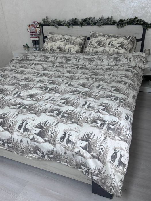 Акція! Чорна пʼятниця! Постільна білизна з байки 100% бавовна постель