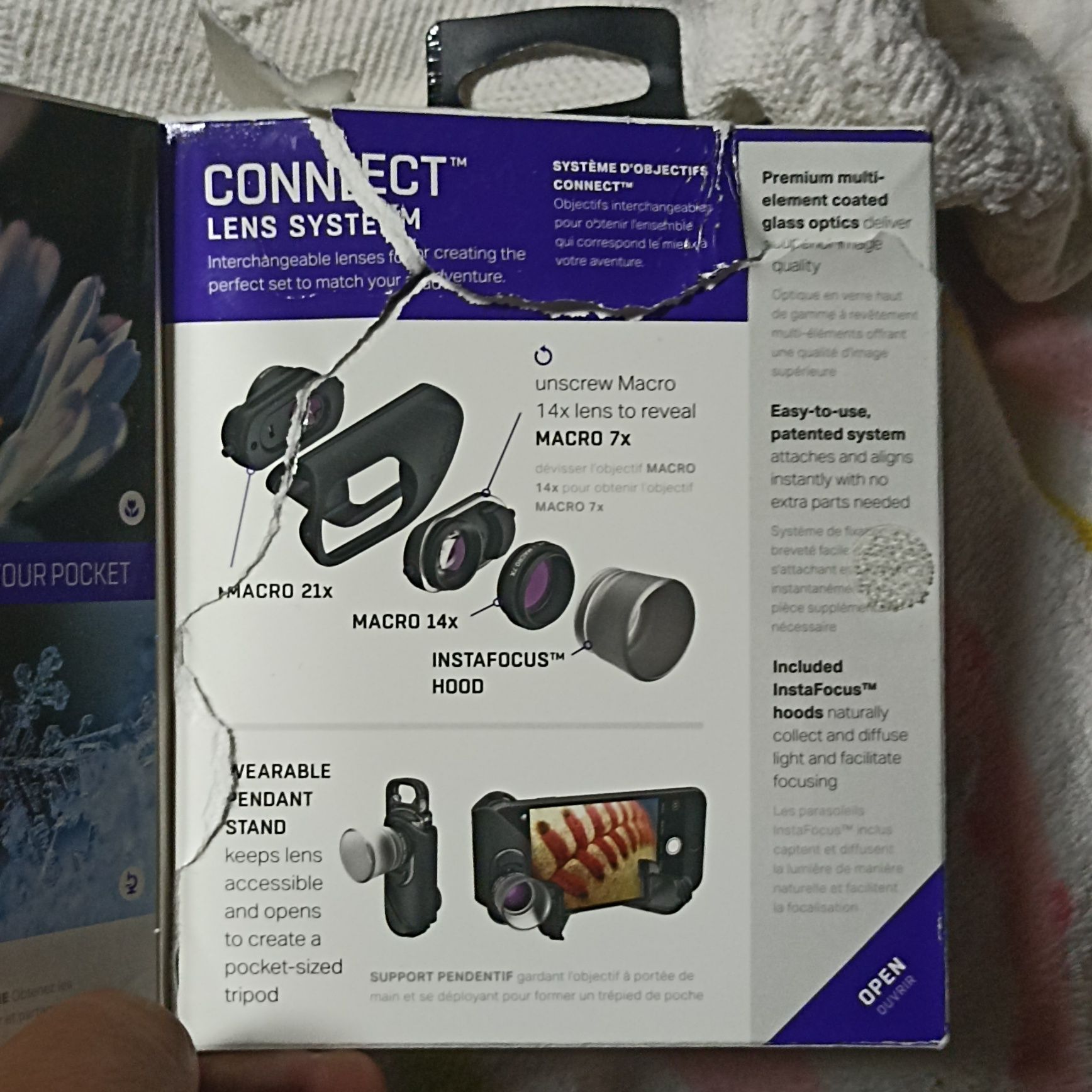 Macro Pro Lens Set iPhone 7 e iPhone 7 Plus novo em caixa
