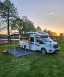 Wynajem wypozyczalnia kamper caloroczny Ford Transit Rimor 2.0 Diesel