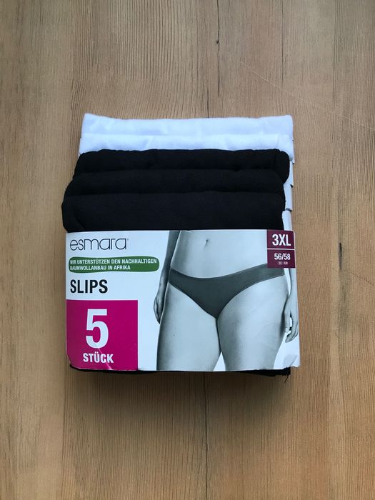 трусы женские набор 5 штук slips Esmara размер XXXL
