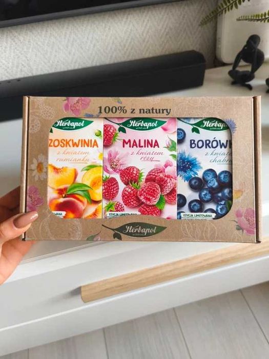 Zestaw trzech smakowych herbat Herbapol