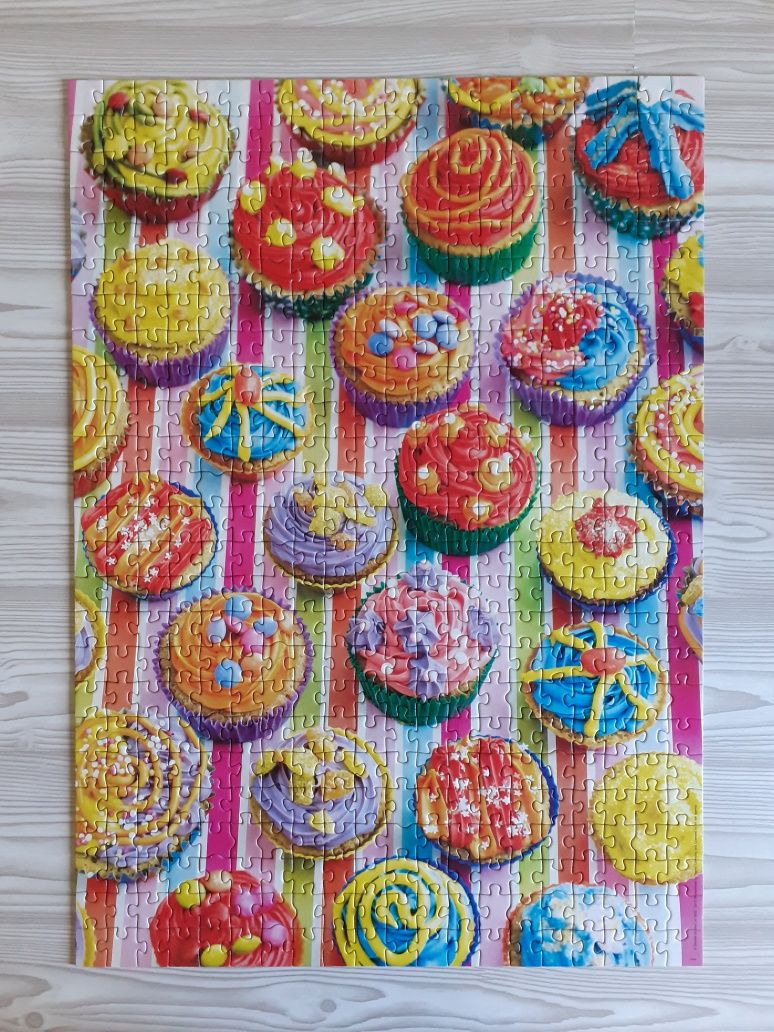 Puzzle 500 Colorful Cupcakes