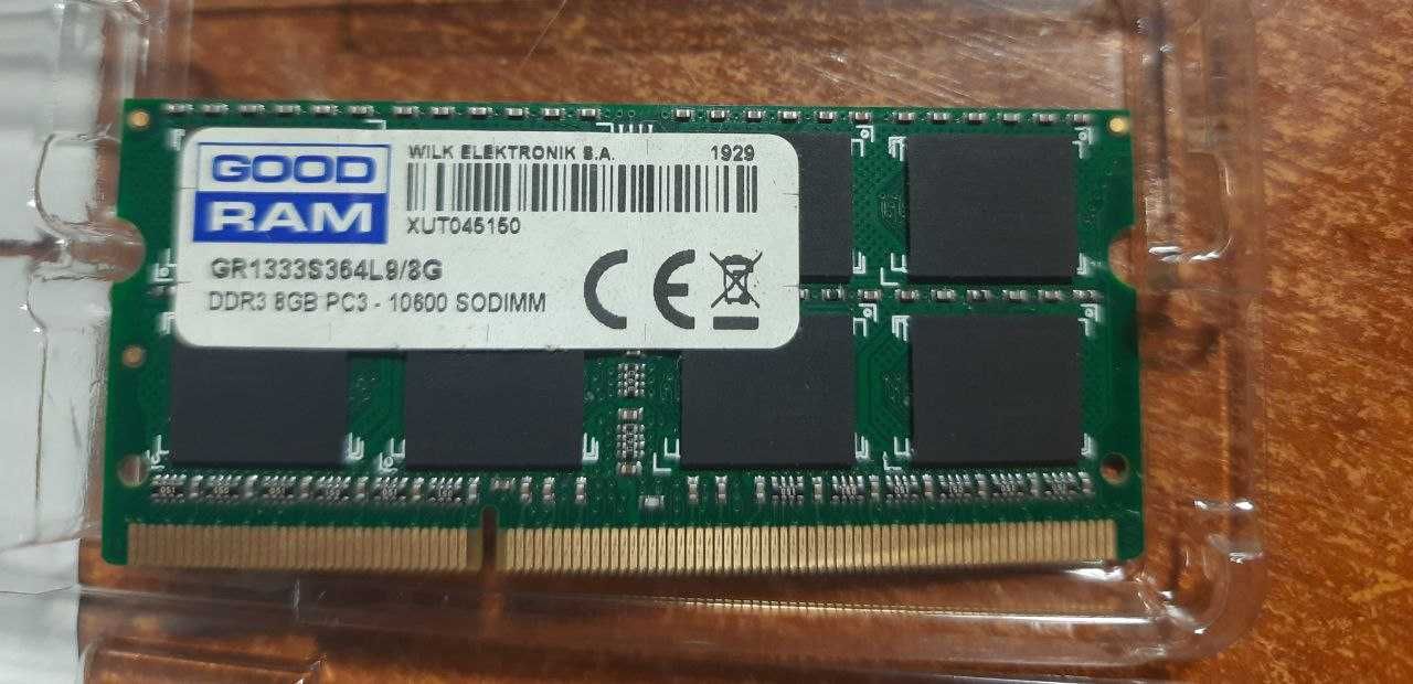 DDR3 8gb для ноутбука