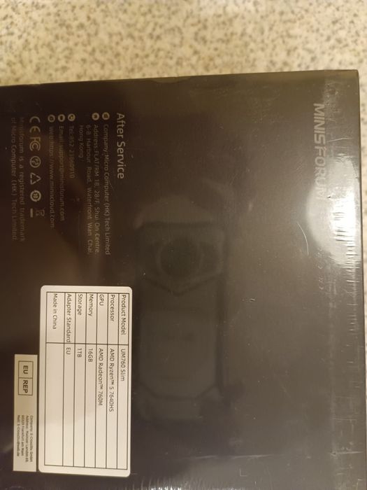 Міні ПК MINISFORUM UM760 – Ryzen 5 7640HS, 16GB RAM, 1TB SSD