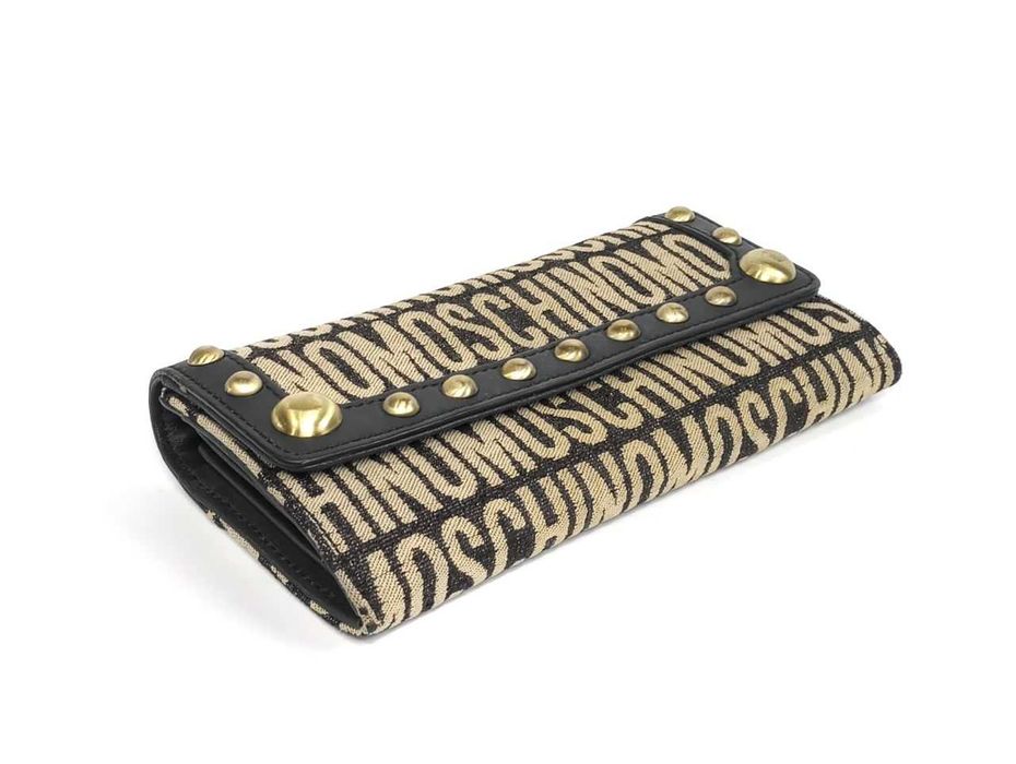 Кожаный женский кошелек Moschino Оригинал Винтаж