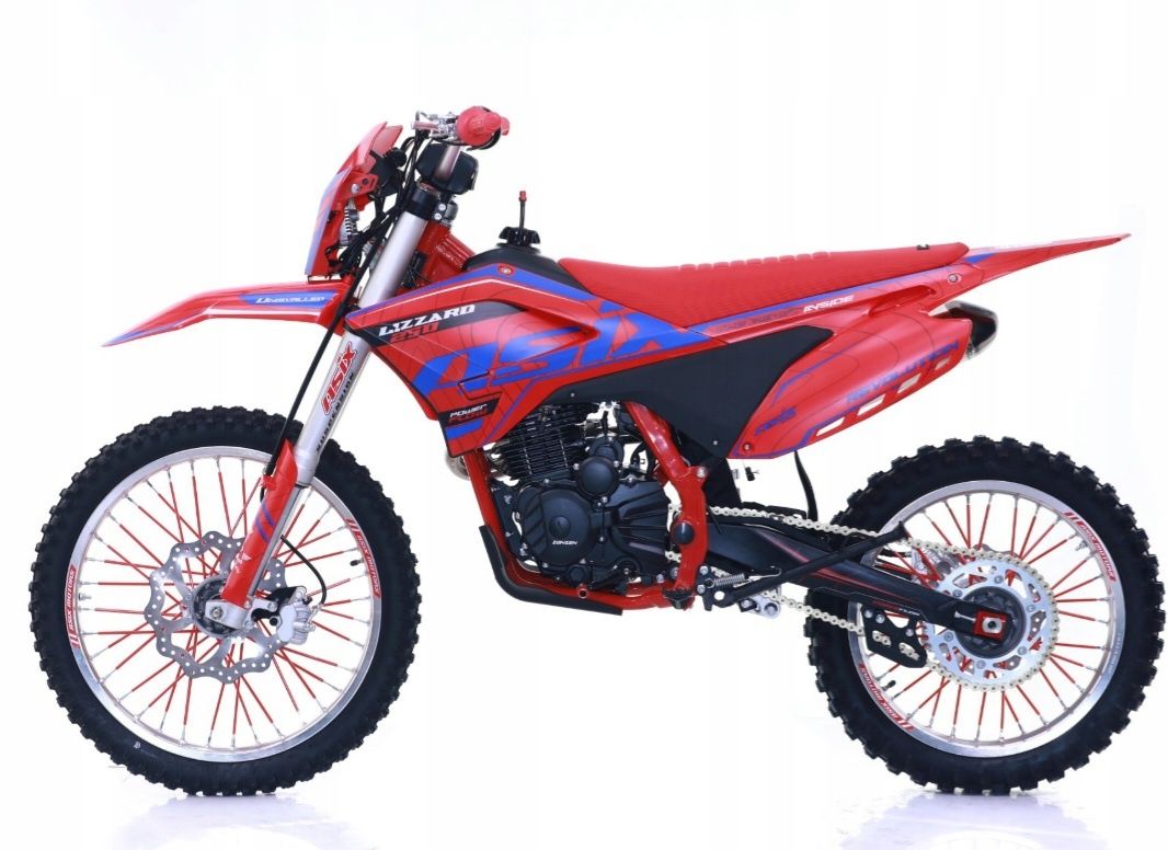 Cross 250 300 ASIX LIZZARD// Koła 21/18// Lampa//RATY