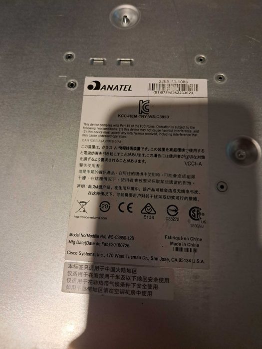 Switch Cisco c3850 używany