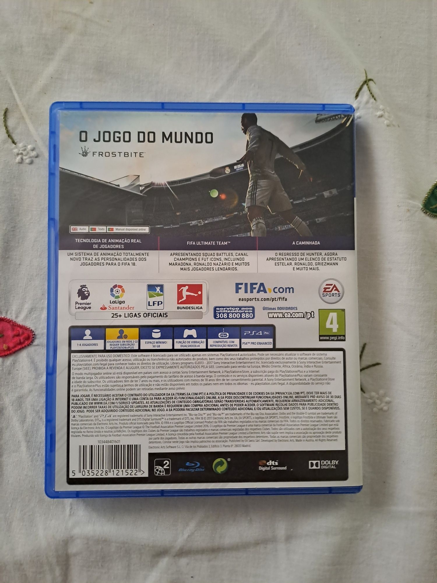 Fifa 18 jogo ps4