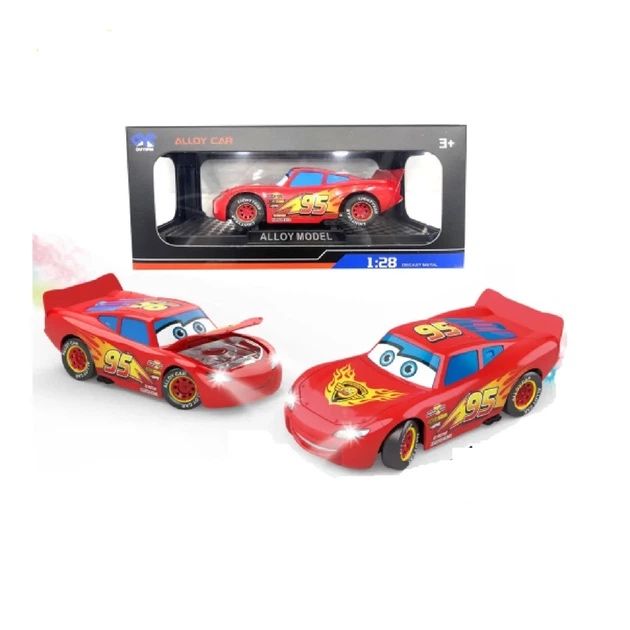 Дитяча колекційна металева Машинка Блискавка Маквін інерційна