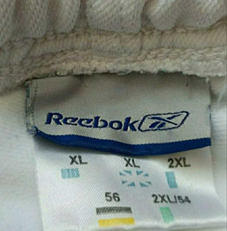Reebok białe spodenki vintage stare logo XL/L