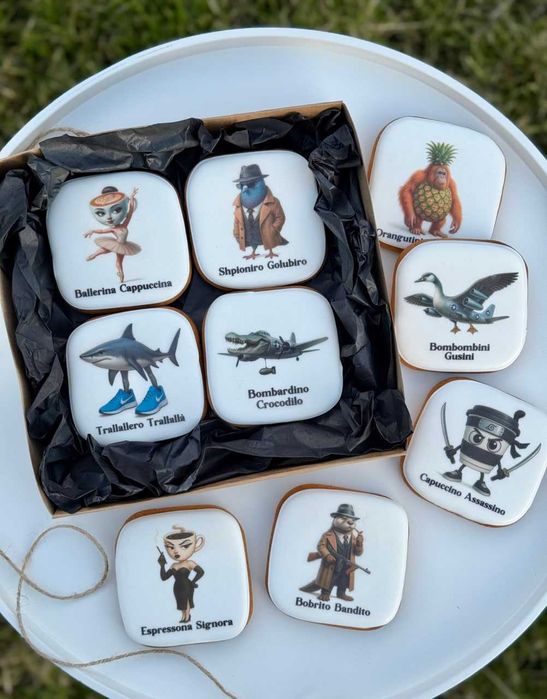 Пряники Меми (Italian Brainrot Memes) - Балеріна Капучіна та інші