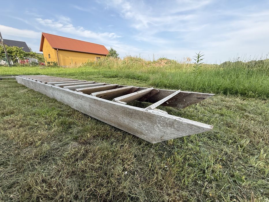 Schody budowlane drewniane tymczasowe