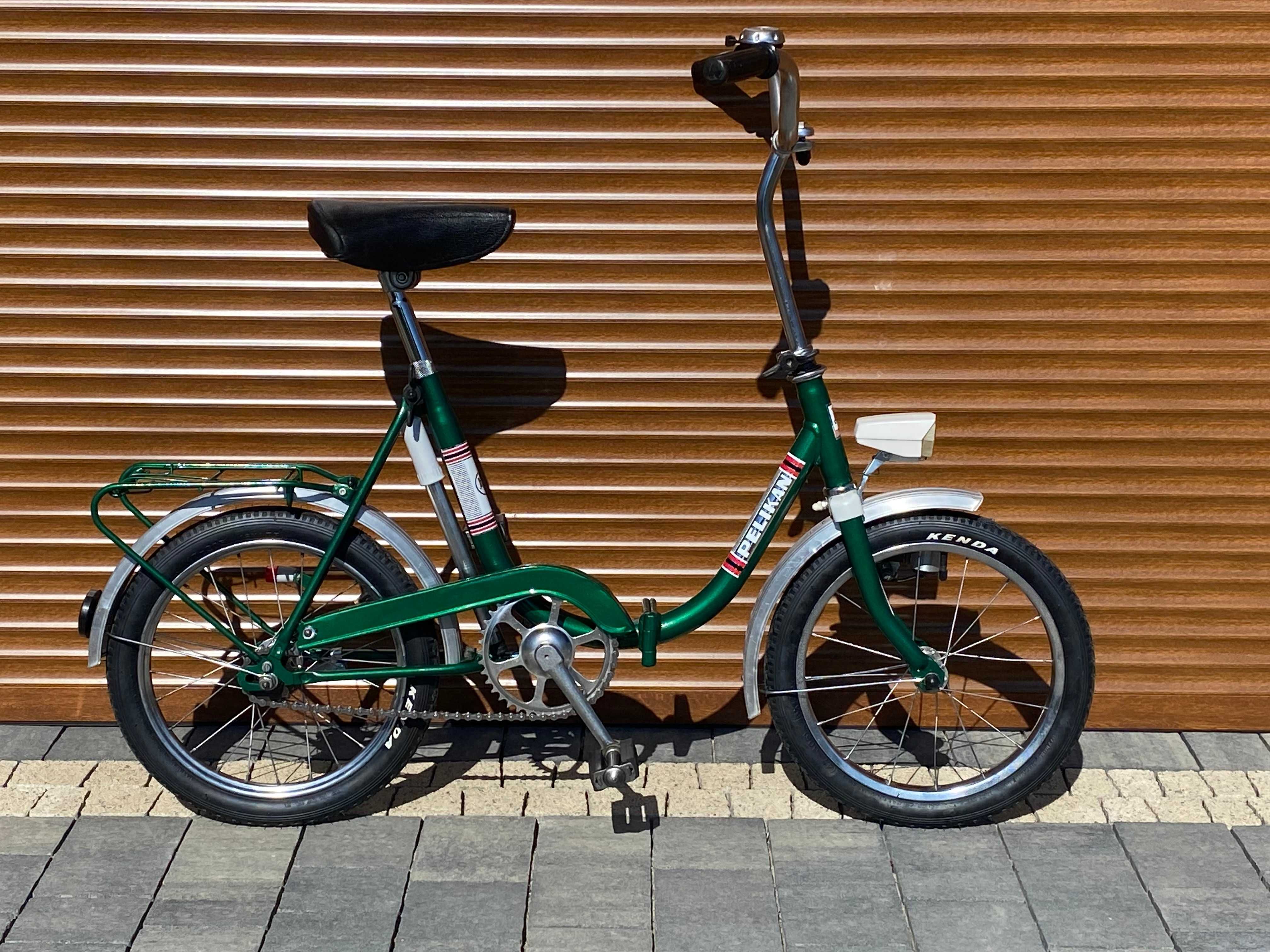 Rower retro 16 Pelikan 1983 odrestaurowany odnowiony odmalowan PRL