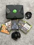 Xbox Original made in Hungary + 5 License Games