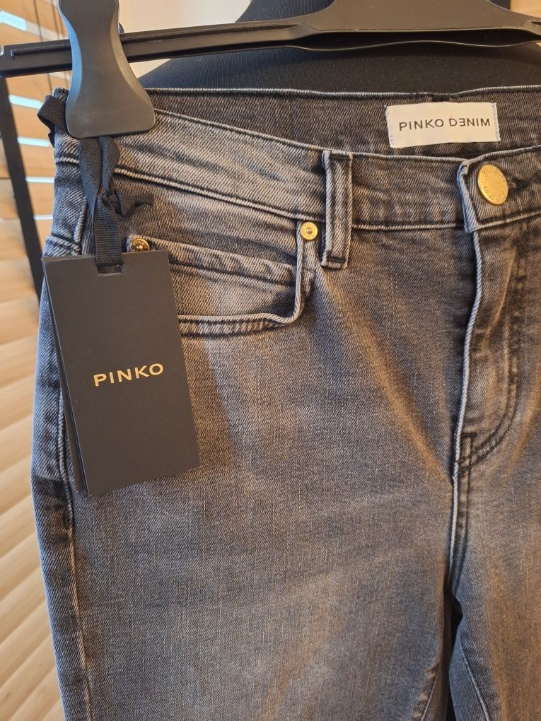 Pinko, Brenda Bootcut, damskie spodnie dżinsowe 7/8, r. 27
