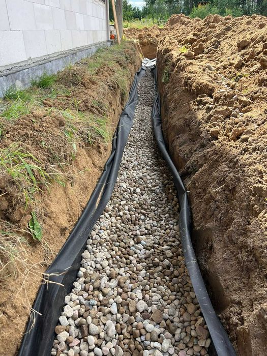 Drenaż działki i domów – odwodnienia, montaż rur drenarskich od A do Z