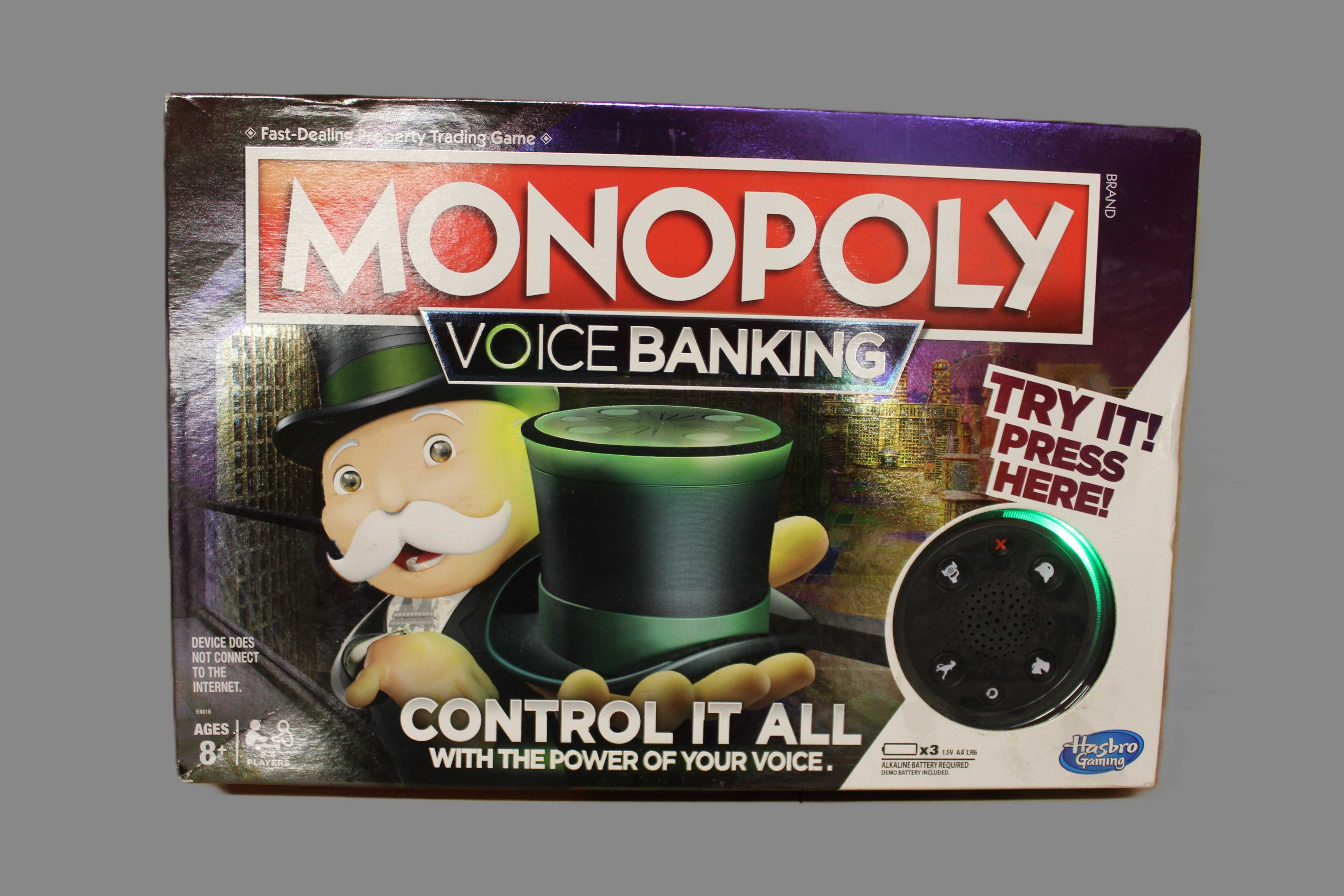 Hasbro Monopoly Voice Banking elektroniczna