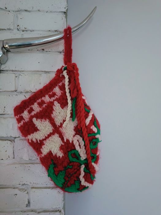 Skarpeta na prezenty handmade