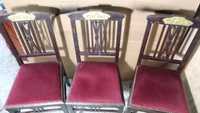 6 cadeiras estofo em veludo 80 euros