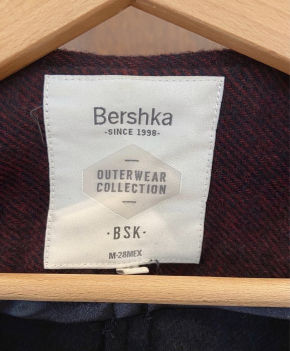 Poncho azul marinho, bershka, tamanhoM