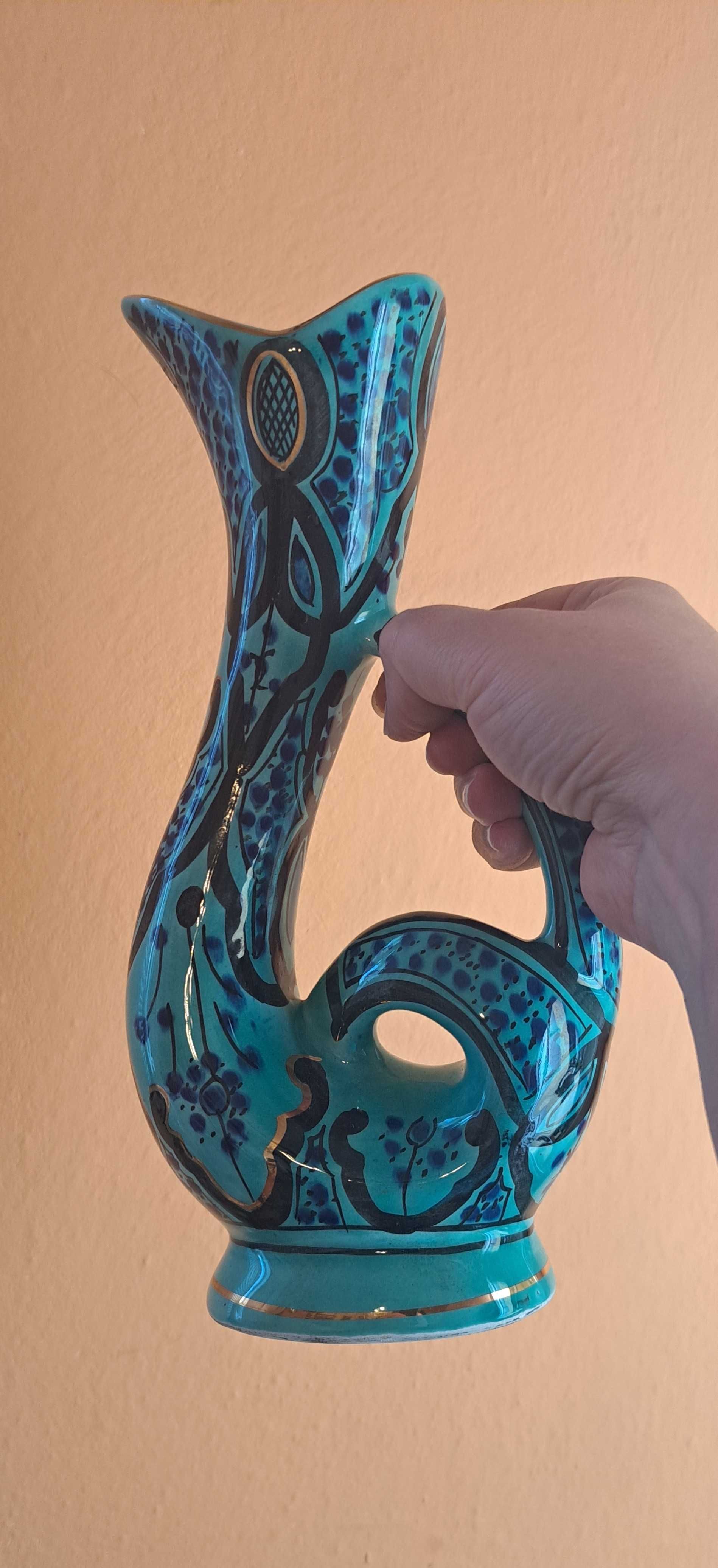 Vase ceramika tunezyjska Azouz Kharraz sygnowana