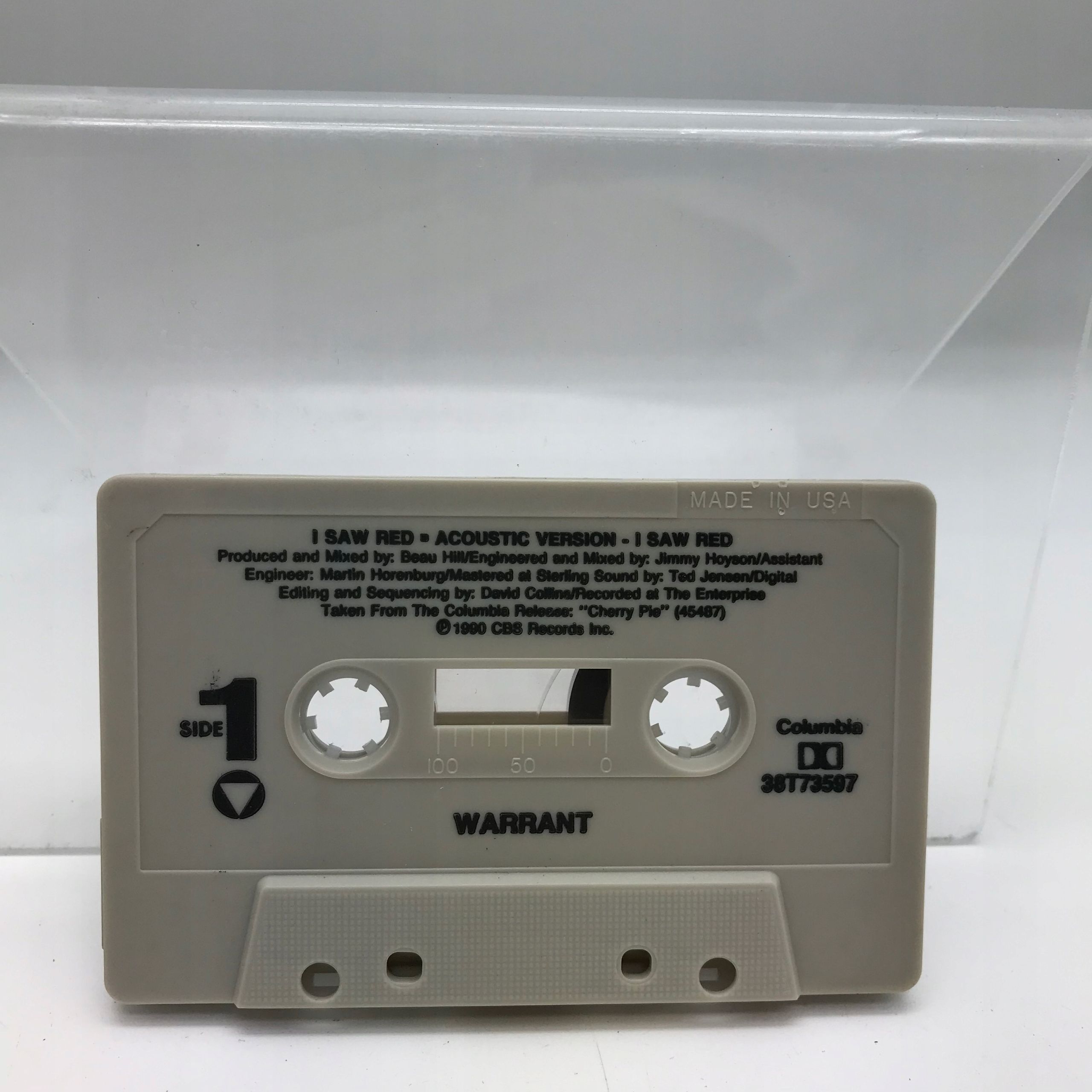 kaseta - warrant - i saw red