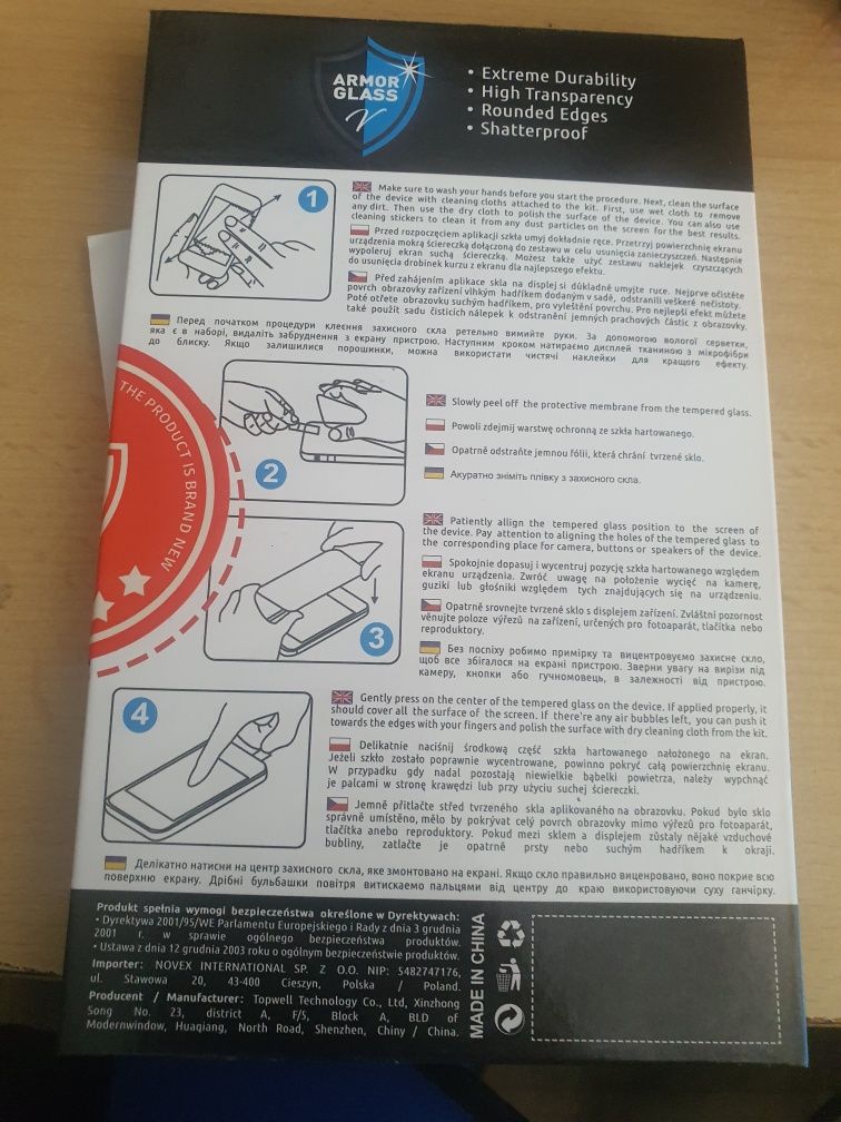 Szkło hartowane 9H ochronne do Nintendo Switch v1 v2 tempered glass