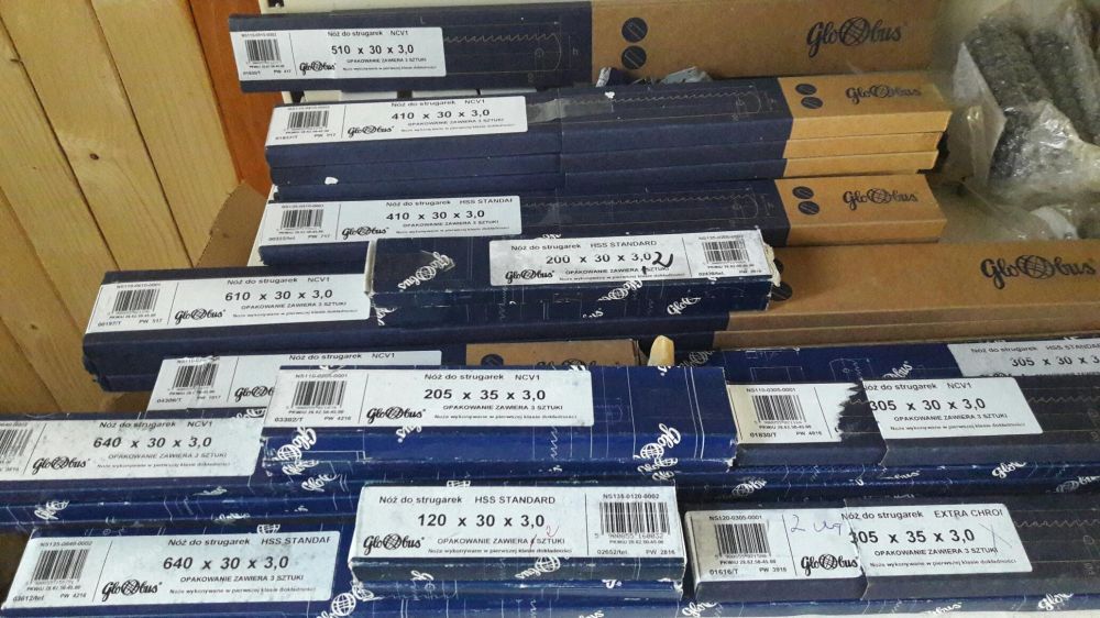 Ножи для фуганка, рейсмуса, ножі на фуганок