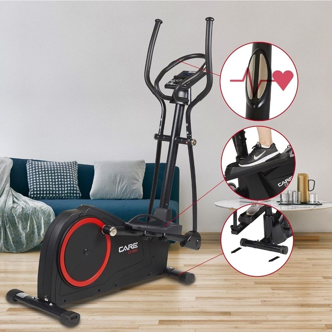 CARE FITNESS - Orbitrek CE-685 - Orbitrek z 24 programami treningowymi