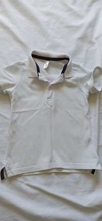 Koszulka polo, bluzka biała h&m 92