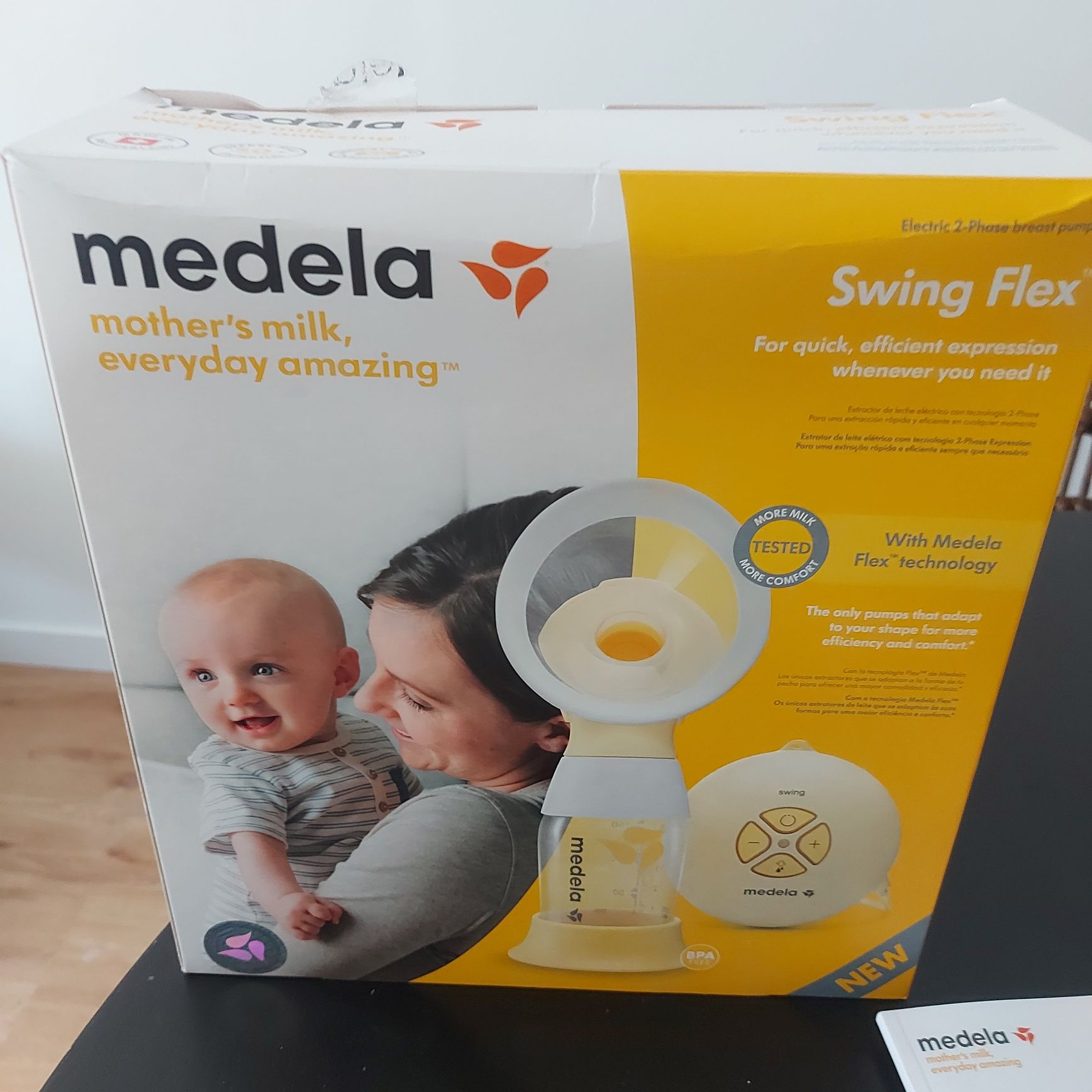 Bomba Amamentação Medela Swing Flex + Sacos + Biberão 150ml